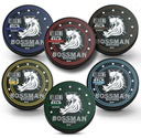 Bossman Brad Balm Variety Pack - Brad Grooming, rast a starostlivosť Kit - Zmäkčovač a hydratačné - všetkých 6 vôní