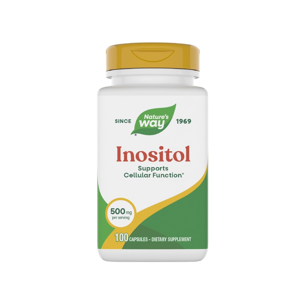 Nature's Way Inositol, 500 mg v porcii, 100 kapsúl