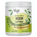 Organické Neem Leaf prášok - mrazené sušené pravá zelená Neem listy prášok - podporuje rast vlasov, koža a Gut zdravie, čistenie, imunita - 9 oz