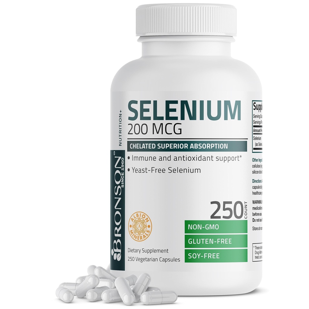 Bronson Selén 200 mcg 