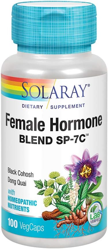 Solaray - Ženská Hormone Blend Sp-7c Black Cohosh, 100 kapsúl