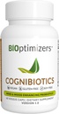 BIOptimizers Cognibiotics Probiotic Brain Supplement - Helps Support Mood, Better Focus, Memory, Mental Clarity - 60 Kapsule