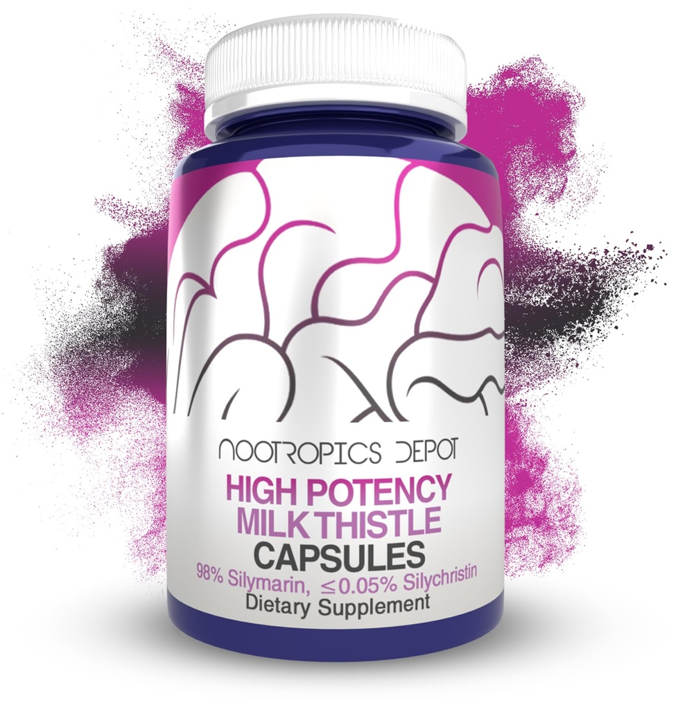 Nootropics Depot High Potency Milk Thistle Extract Kapsule 