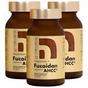 Fucoidan Powered with AHCC® Brown Seaweed Imunity Supplement with High Phylicy Organic Mekabu Mozuku Agaricus 3 fľaša - 480 Rastlinné kapsule vyrobené v Japonsku