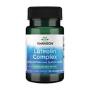 Swanson Luteolin Complex w/Rutin - Podpora mozgu doplnok Podpora pamäte, Mood & Cognitive zdravie - Prírodná formula pre udržanie nervového systému - (30 Veggie Kapsule)