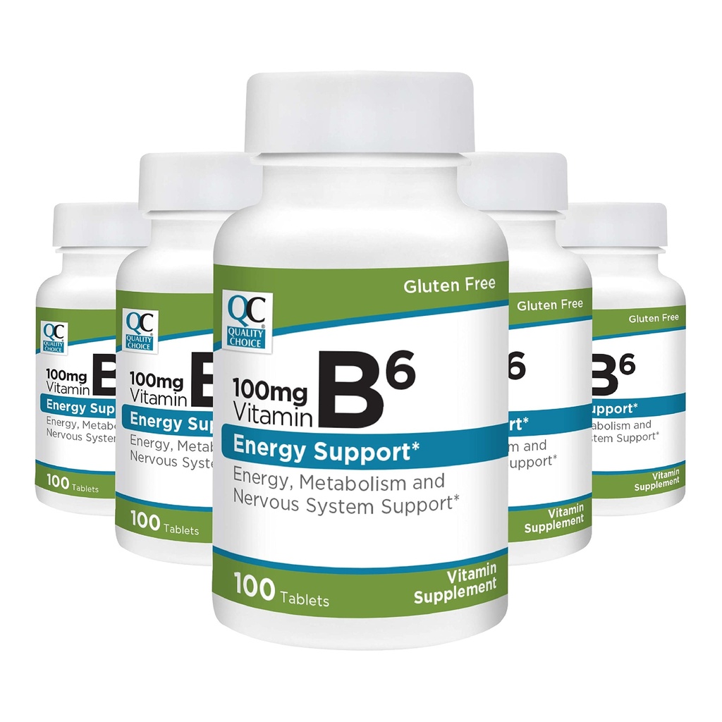 Kvalitný výber vitamín B6 100 mg tablety (balenie 5 tabliet)