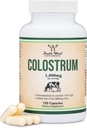 Colostrum Supplement 120 Kapsule, 1000mg per Serving (Bovine Colostrum Powder from First Dojčenie Iba Std. to Contain 15% IgG Imunoglobulíny) No Fillers, Third Party tested by Double Wood