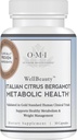 Wellbeauty Italian Citrus Bergamot Metabolic Health, Award Víťazný kardiológ vyvinutý na podporu zdravej hladiny cholesterolu a triglyceridov Už v normálnom rozsahu, 7 Kľúčové polyfenoly, 30-dňová ponuka