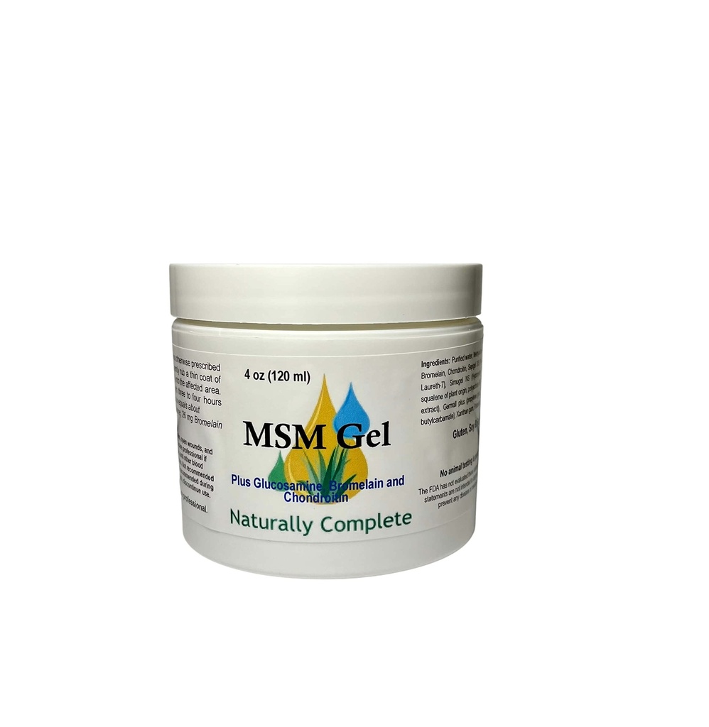 MSM Cream Plus Glukozamín Hypromelóza a Chrondroitín 4 oz. Jar