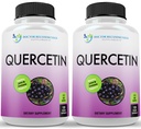 DOPLŇUJÚCE DOPLNKY PRE DOPLŇUJÚCICH DOPLNKY pre Quercetin 1000 mg per serving - vitamínové doplnky (Vegan Non-GMO) (120 Veggie Kapsule, balenie 2)