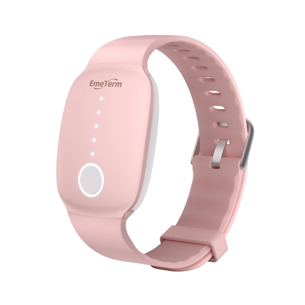 EmeTerm Fashion FDA-Cleared Relieve Nauzea Elektrode Stimulátor Ranná Choroba Pohyb cestovanie Choroba Volati Relief Dobíjateľný bez gélu bez drog Prist Bandy bez vedľajších účinkov
