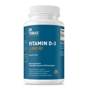 Dr. Tobias Vitamín D3 5000 IU, Esenciálny pre zdravé kosti, zuby a imunitný systém, Extra sila vitamín D doplnok, non-GMO, 90 kapsuly, 90 Servivné služby