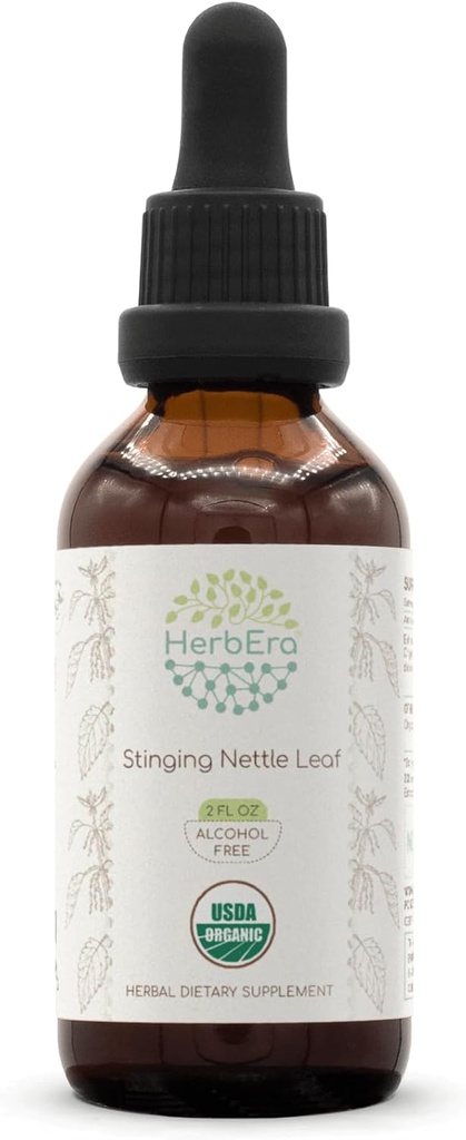 HerbEra Stinging Nettle Leaf B60 USDA Organic Tinture 