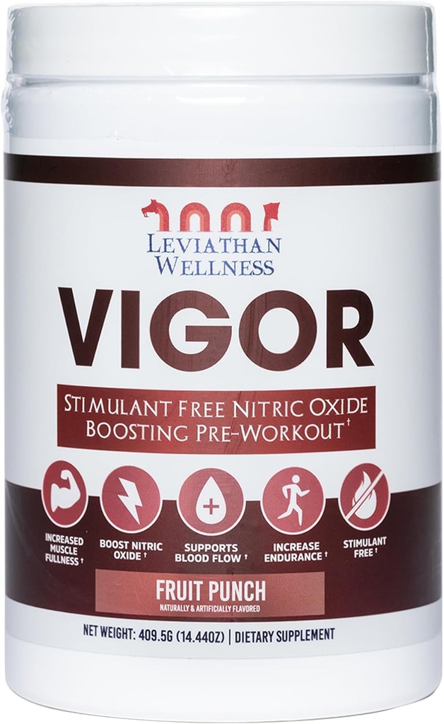 Vigor - stimulant-voľný oxid dusnatý Predprášok na cvičenie Powder 