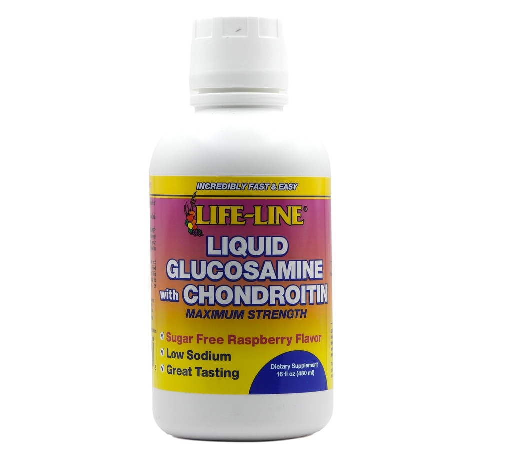 Nature's Blend Glucosamine w/Chondroitin Max Strength, Malinová, 16 oz.