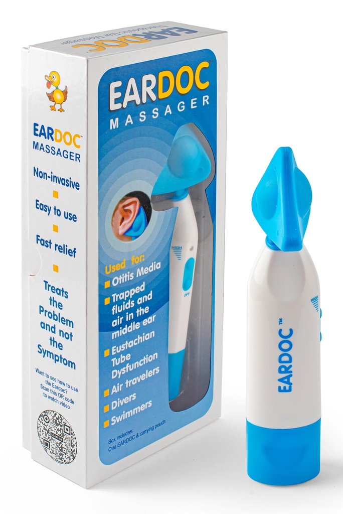 Eardoc - zariadenie na zníženie tlaku v ušiach, liečba infekcie uší pre dospelých, úľava od bolesti uší, Eustachi Ušný upgger, Eustachian Tube unclogger, Najlepšie Tinitus Relief, Ušná starostlivosť produkt.