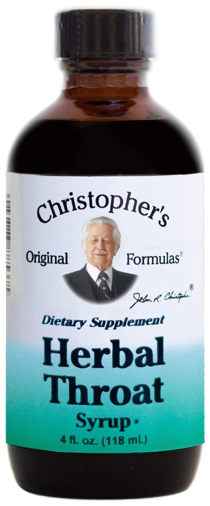 Christopher's Original Formules bylinné hrdlo sirup - 4 oz 