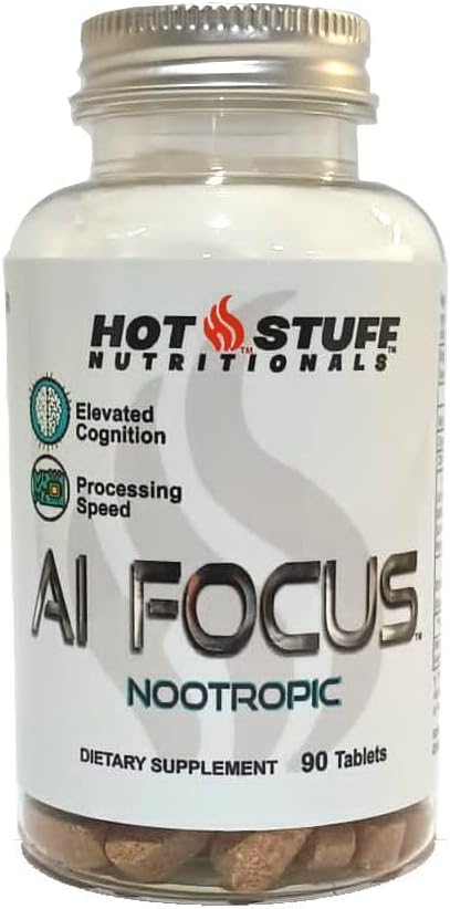 AI Focus - 90 tabliet. Silný Nootropic pre zvýšené zameranie, kognitívne funkcie, a Mental výdrž.