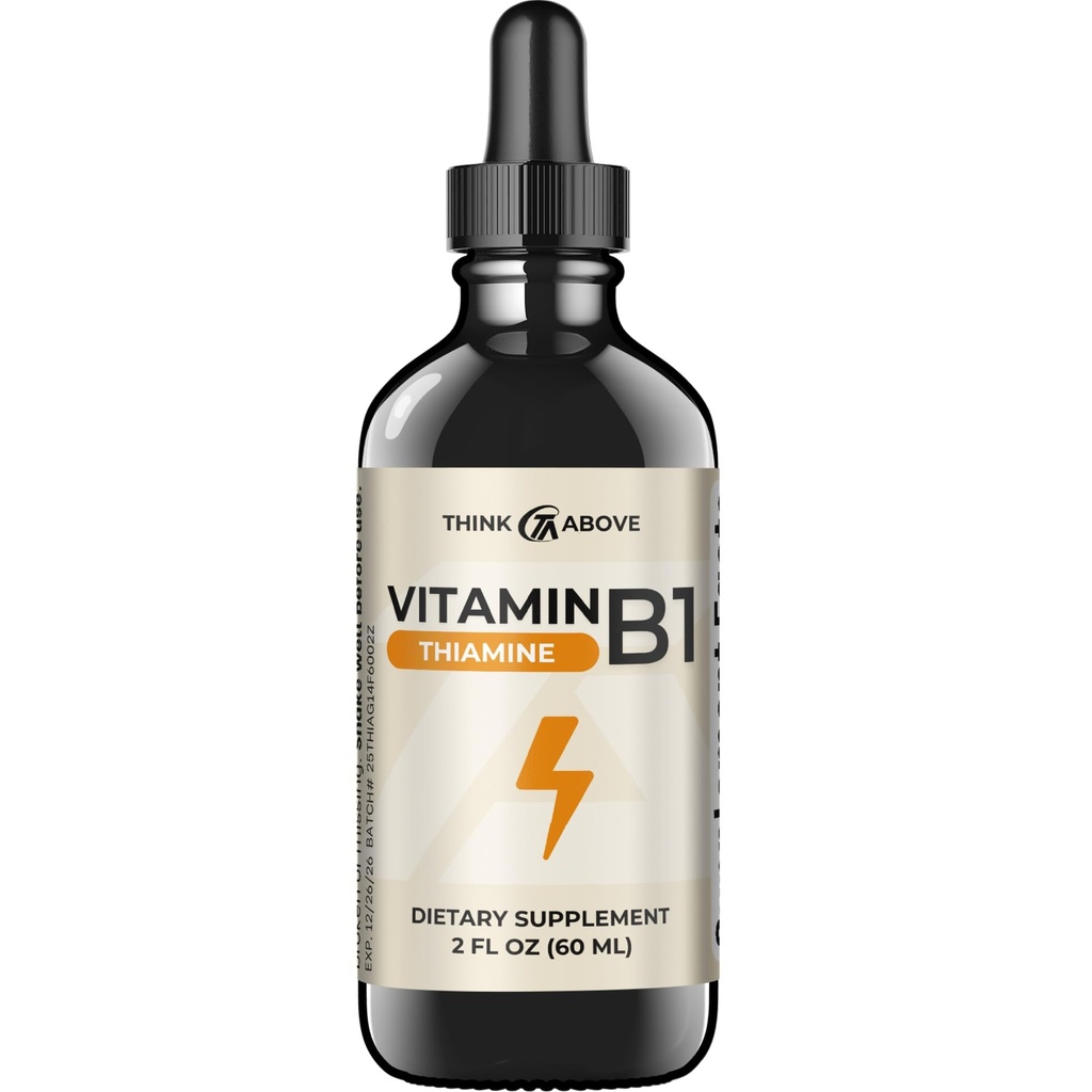 Vitamín B1 tiamín-mononitrát - tekuté kvapky doplnok (2 FL OZ)
