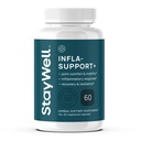 Infla-Support Plus- 750mg bylinné doplnky Zmes s Curcumin a Ashwagadha extrakt, Shatavari, Kavach, Fenugreek, Pippali, Guduchi, Shilajit, Gošura a Sunti 60ct