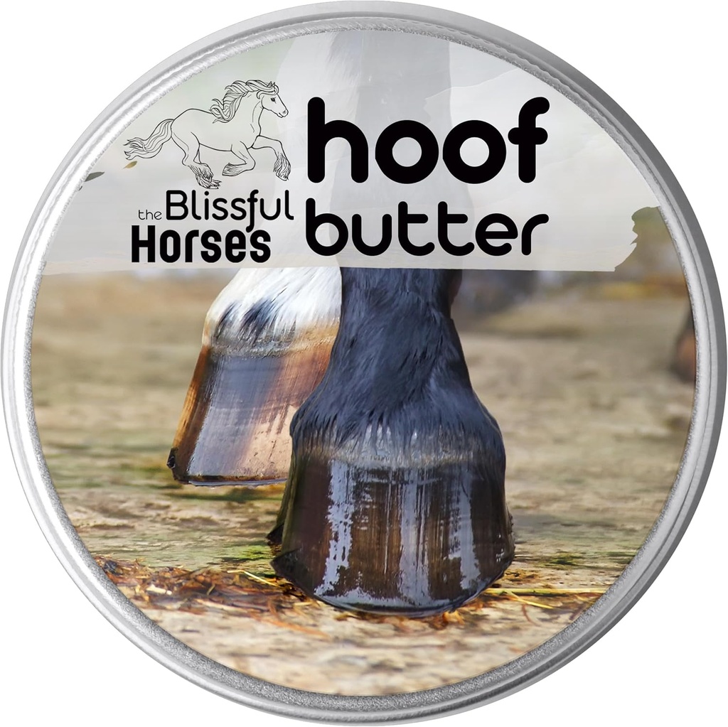 Blissful Kone Hoof maslo všetka prírodná podpora pre vaše kone Hooves, 4-Ounce