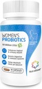 NutraBlast Vaginálne probiotiká pre ženy Digestívne, Intimate Balance, UT & Vaginálne zdravie - 50 miliárd CFU - 6 kmeňov, prebiotiká, extrakt z brusníc a manózy - ženy probiotické (30 počet)