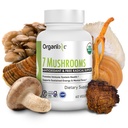 Organixx USDA Organic Mushroom Supplement, 7 Fermented Huby 
