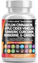 Čistá Nutraceuticals Ceylon Škorica Kapsule + Berberine Turmerica jablko Cider Ocogar Ginseng Horký Melon Gymnema mlieko Thistle senovka Supplement Pilulky prášok pre mužov a ženy