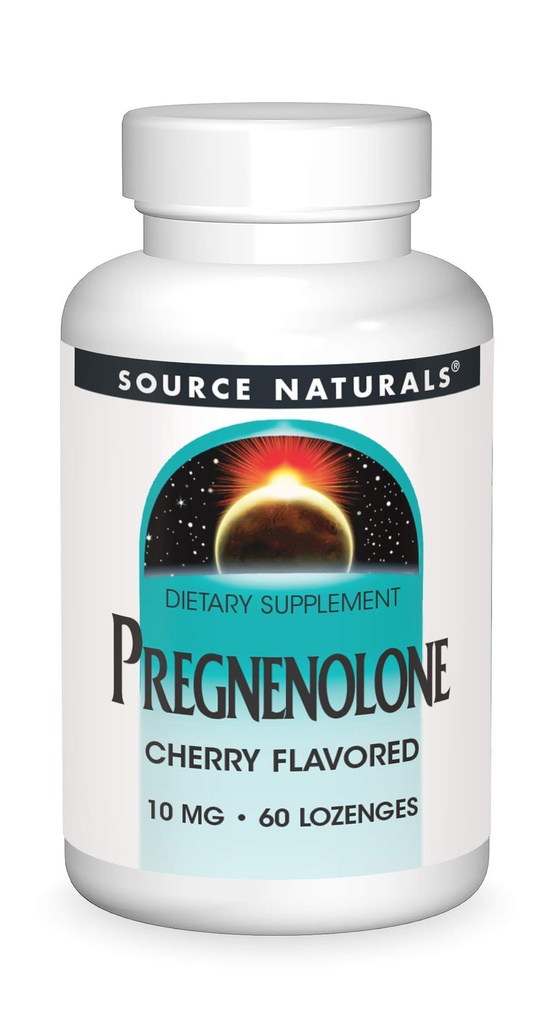 Zdroj Naturals Pregnenolón, 10mg - 60 Cherry Lozenges