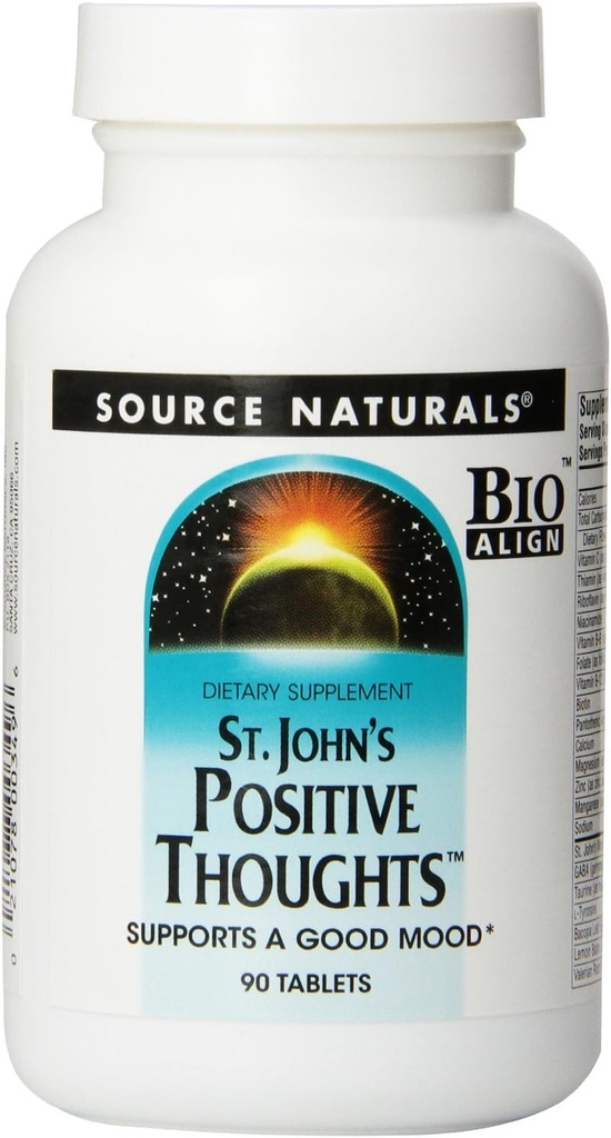 Zdroj Naturals St. John pozitívne myšlienky bylinné doplnky - 90 tabliet (balenie 2)