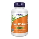 TERAZ potravinové doplnky, Pau D'Arco (Tabebuia heptaphylla) 500 mg, Bylinná podpora, 100 Veg kapsúl