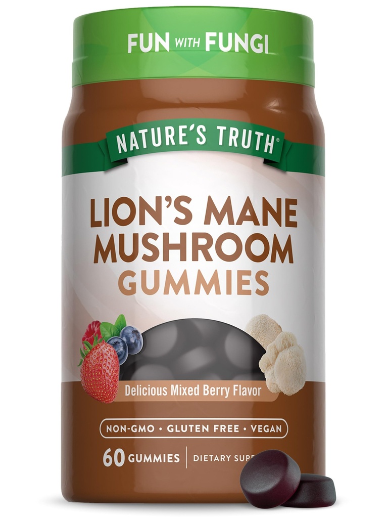 Pravda Lion's Mane Gummies pre dospelých 60 Grófov 