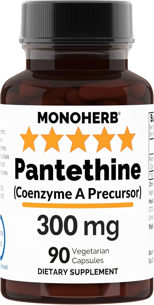 MONOHERB Pantetín 300 mg/ Kapsula - 90 Vegetariánskych kapsúl