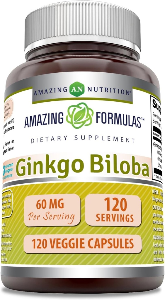 Amazing Formules Ginkgo Biloba Supplement 