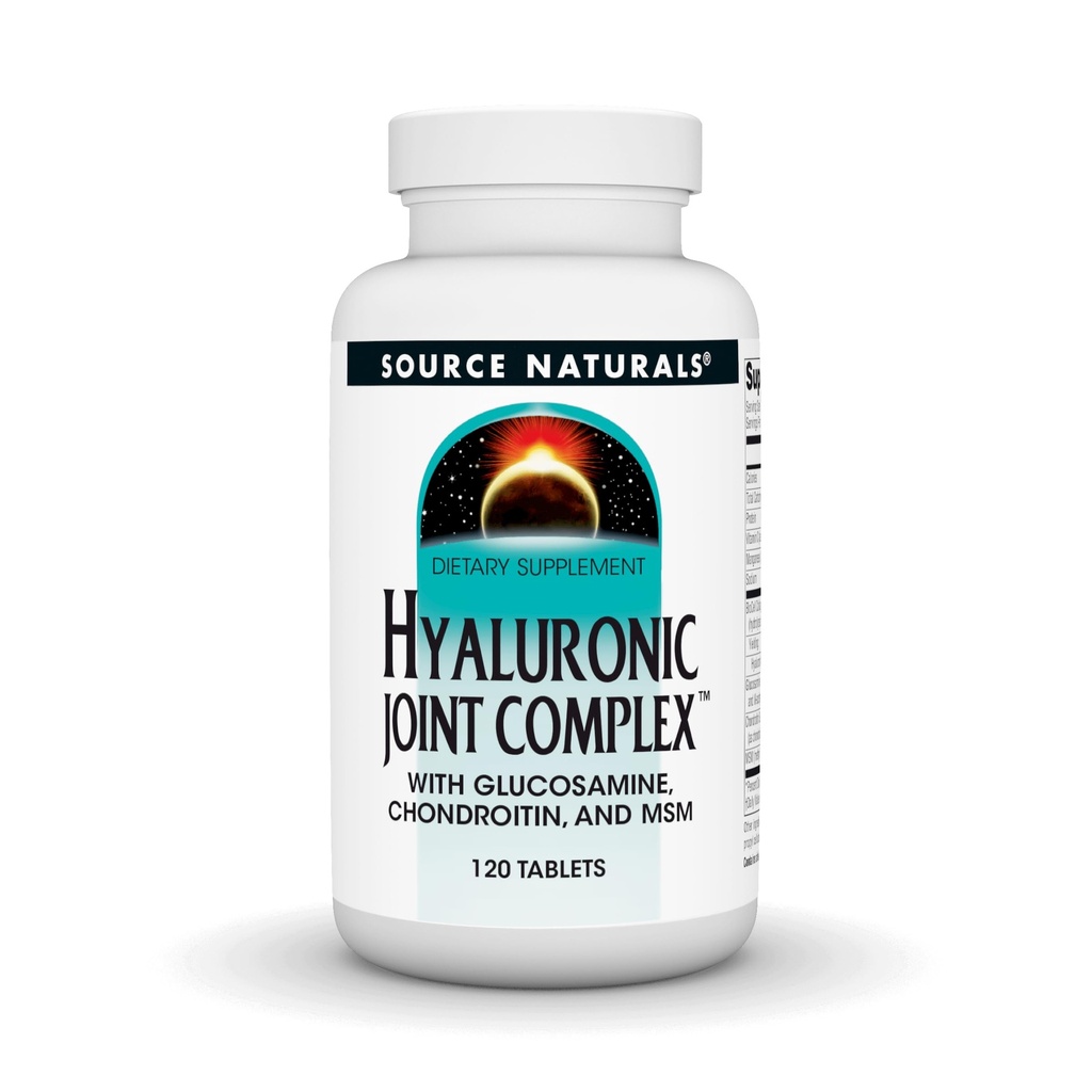 Zdroj Naturals Hyaluronic Joint Complex s glukozamínom, Chondroitín & MSM Extra sila - 120 tabliet