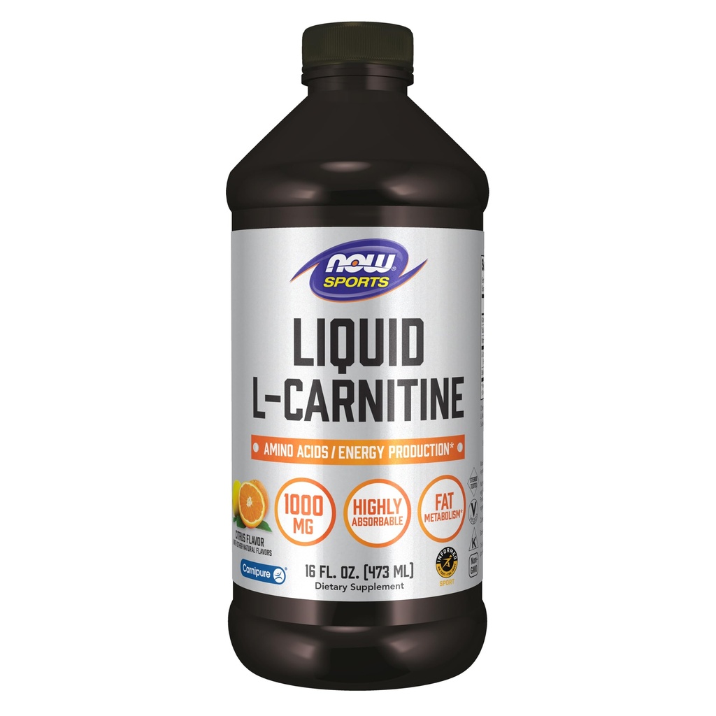Teraz Foods Sports Nutrition, L-karnitín Tekutina 1000 mg, Highly Absorbable, Citrus, 16-Ounce