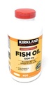 Kirkland Signature Fish Oil Concentration with Omega-3 Mastné kyseliny, 800 Softgels, 1000mg