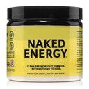 Naked Energy - Pure Pre Cvičenie Powder pre mužov a ženy, Vegan, bez príchute, zdravá pre Cvičenie - bez pridaných sladidiel, farieb alebo príchutí - 50 Servisov