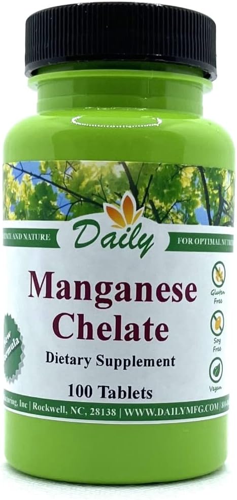 Denná výroba Mangán Chelát (5 mg) 100 tabliet