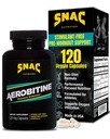 SNAC Aerobitine - Stimulant Free predpráce doplnok pre maximálnu vytrvalosť. Posilňovač oxidu dusnatého, zlepšuje prietok krvi, znižuje únavu a Thermogénne výhody. 120 Veggie kapsuly