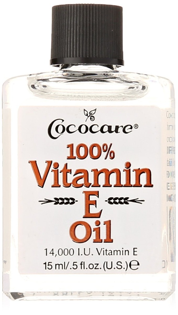 COCOCARE 100% vitamín E olej, 14000 I.U., 0,5 Fl Oz - kožný hydratačný a antioxidačný prípravok