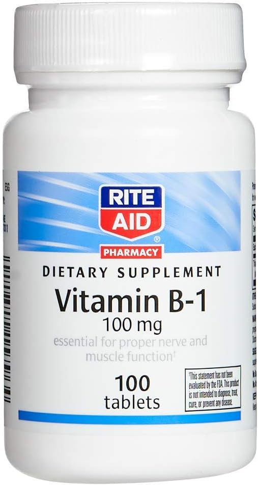 Vitamín B-1 (Thiamine), 100 mg - 100 tabliet