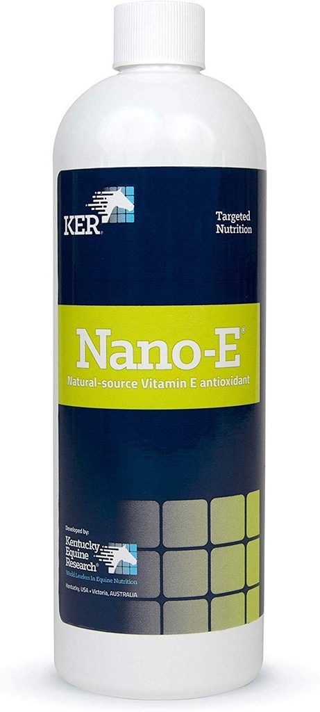 Kentucky Equine Research Nano - E: Prírodný zdroj Vitamín E Antioxidant pre kone, 450 ml