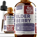 Rejuvica Health Active Elderberry 4oz XL Super size - Advanced Elderberry Liquid Extract - Immune Support Drops - Vegan Sugar Free Non GMO Tinture