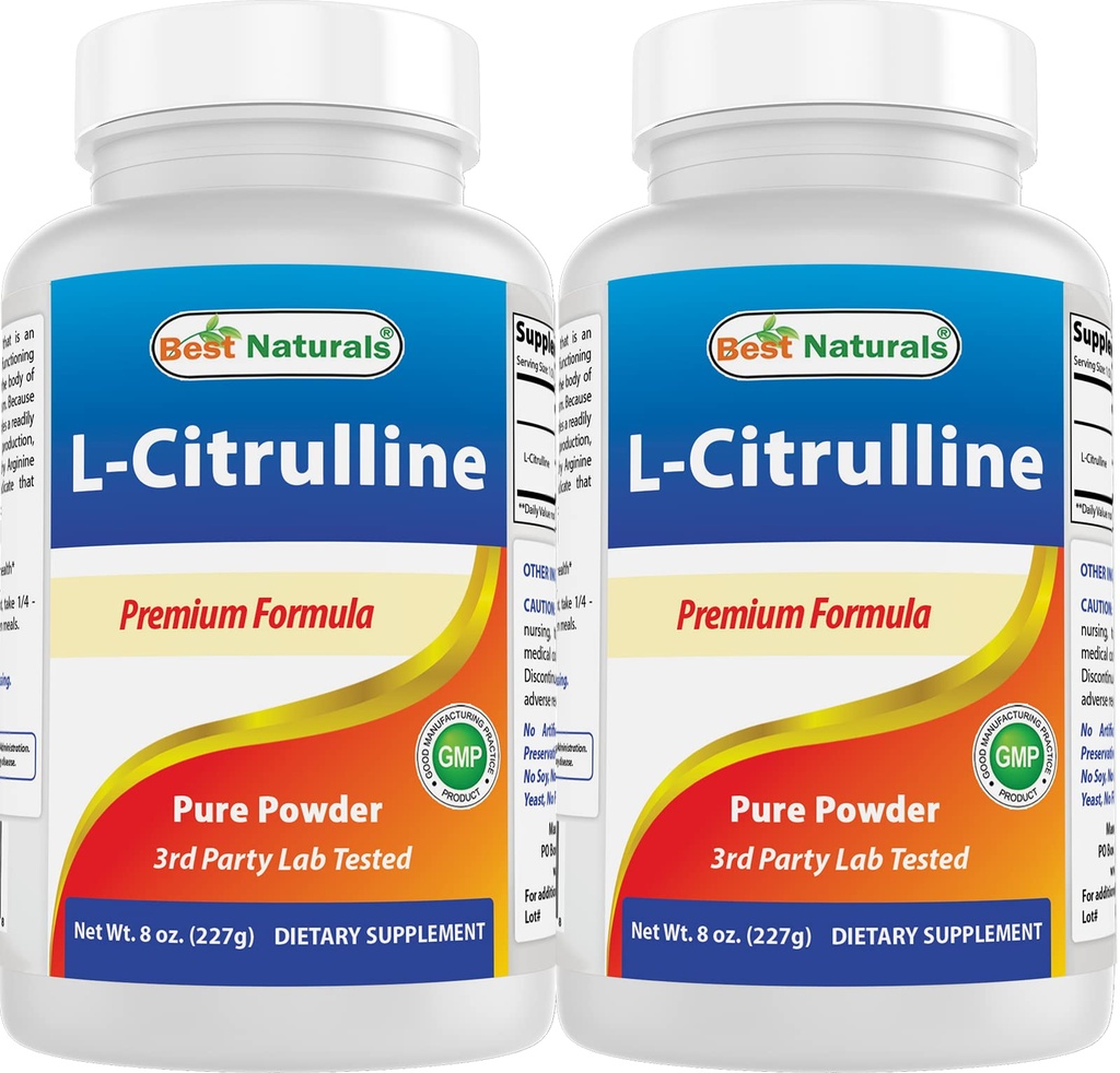 Najlepšie Naturals L-Citrulín prášok 8 OZ (8 OZ (Pack of 2))