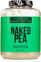 Naked Pea - Čokoládové arašidové maslo Proteín z USA a Kanady Farmy, Organické kakao, Organic Coconut Cukor - No GMO, No Soy, and Gluten Free, Aid Growth and Recovery - 52 Servings