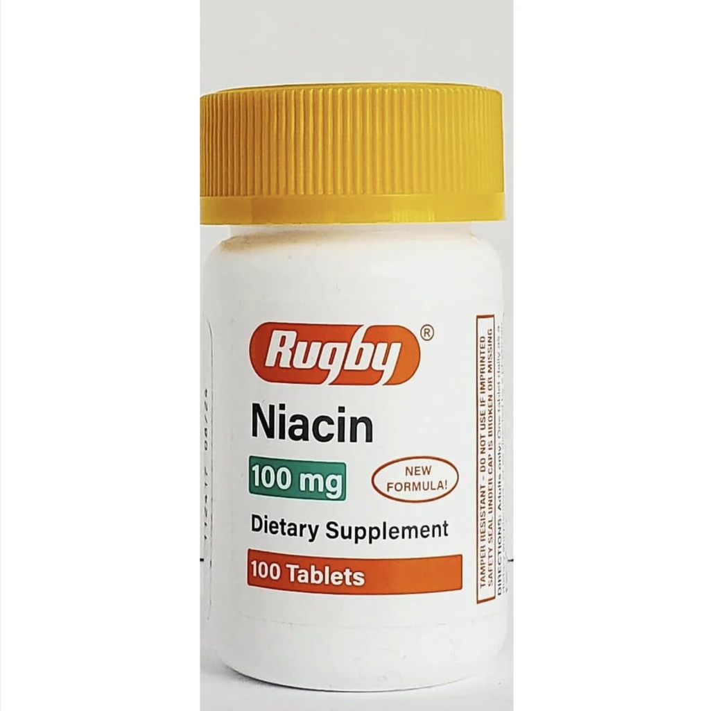 Špeciálne balenie po 5 -NIACIN TAB 100MG Rugby 100TB Watson Labs, INC (PSI) NO Post