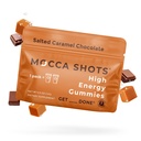 SGC najvyššia koncentrácia 100 mg kofeínu na Gummy, 2 Gummy na balenie, 12-Pack Mocca Shots Salted Caramel Plant-Based noottropic Instant Energy s Ginkgo biloba, Theobromin.