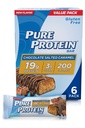 Čisté proteínové tyčinky, vysoký obsah bielkovín, výživné nánosy na podporu energie, nízky cukor, bezlepok, čokoláda solený karamel, 1.76oz, 4 balenia