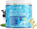 Grass Fed Colostrum Supplement 2000mg, 120 Gummies Sugar Free 40% IgG Bovine Colostrum Gummies + Probiotic, Multivitamín Etc for Immune Support, Gut Support, Hair & Skin